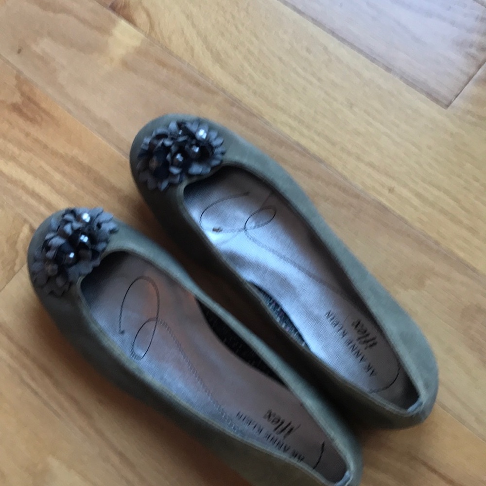 Anne Klein Flex Suede Flats